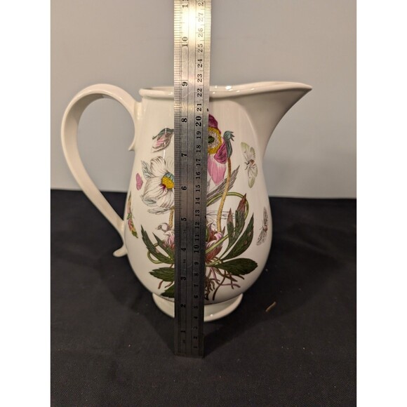Portmeirion Botanic Garden Large Pitcher Jug 8.75" Pasque Flower Made in Britain - Picture 7 of 8